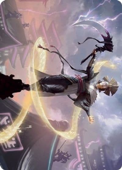 Naomi Pillar of Order Art Card Art Series: Kamigawa: Neon Dynasty Magic card