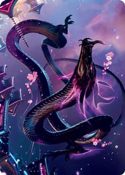 Junji the Midnight Sky Art Card 38 81 Art Series: Kamigawa: Neon Dynasty Magic card
