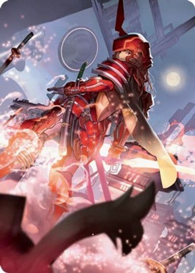 Peerless Samurai Art Card Art Series: Kamigawa: Neon Dynasty Magic card