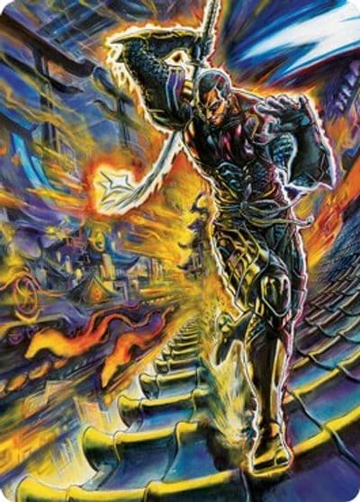 Kaito Shizuki Art Card 71 81 Art Series: Kamigawa: Neon Dynasty Magic card