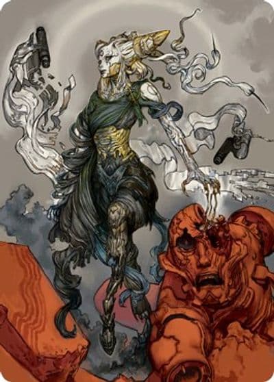 Tamiyo Compleated Sage Art Card Art Series: Kamigawa: Neon Dynasty Magic card