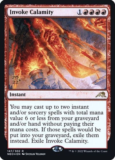 Invoke Calamity Prerelease Cards Magic card