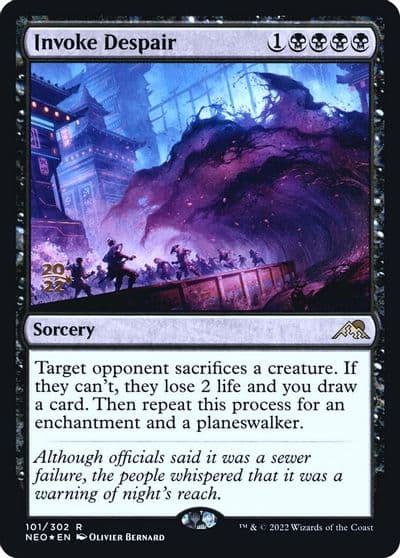 Invoke Despair Prerelease Cards Magic card