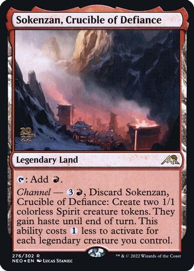 Sokenzan Crucible of Defiance Prerelease Cards Magic card