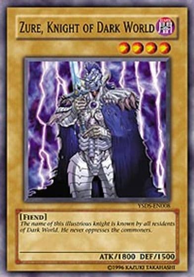 Zure Knight of Dark World Starter Deck: Syrus Truesdale Yu-Gi-Oh! card
