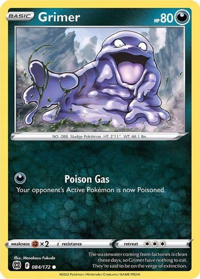 Grimer SWSH09: Brilliant Stars Pokemon card