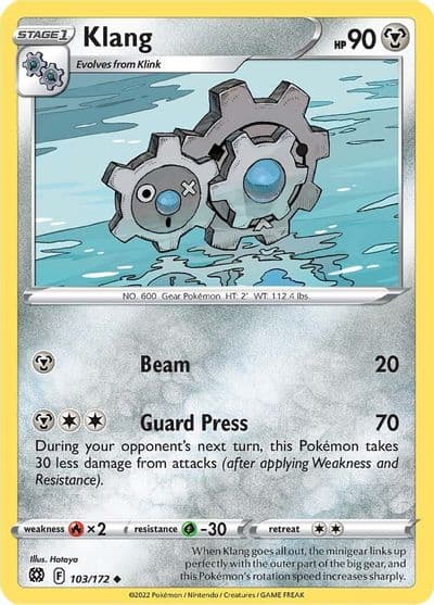 Klang SWSH09: Brilliant Stars Pokemon card