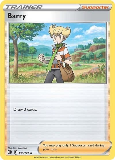 Barry SWSH09: Brilliant Stars Pokemon card