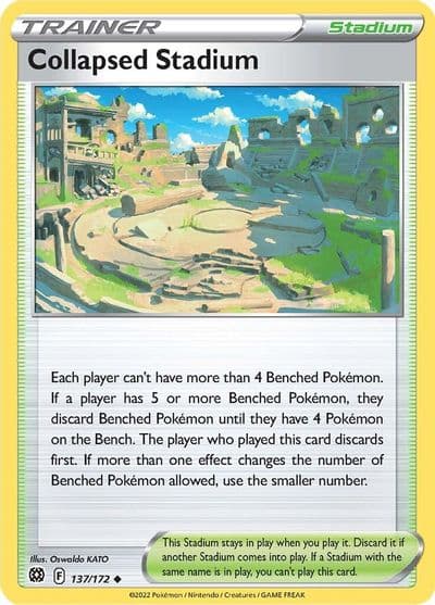 Collapsed Stadium SWSH09: Brilliant Stars Pokemon card