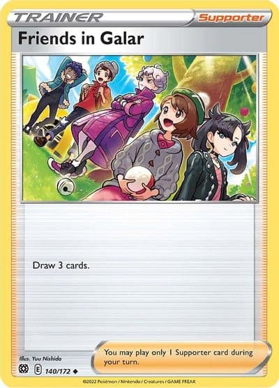 Friends in Galar SWSH09: Brilliant Stars Pokemon card