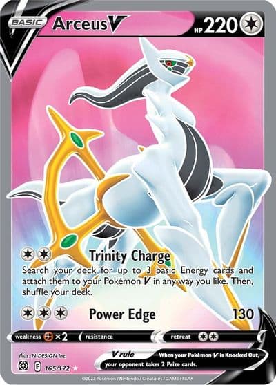 Arceus V (Full Art) SWSH09: Brilliant Stars Pokemon card