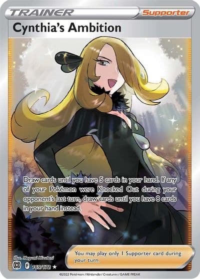 Cynthia's Ambition (Full Art) SWSH09: Brilliant Stars Pokemon card