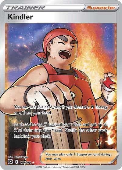 Kindler (Full Art) SWSH09: Brilliant Stars Pokemon card