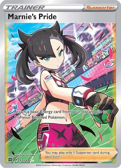 Marnie's Pride (Full Art) SWSH09: Brilliant Stars Pokemon card