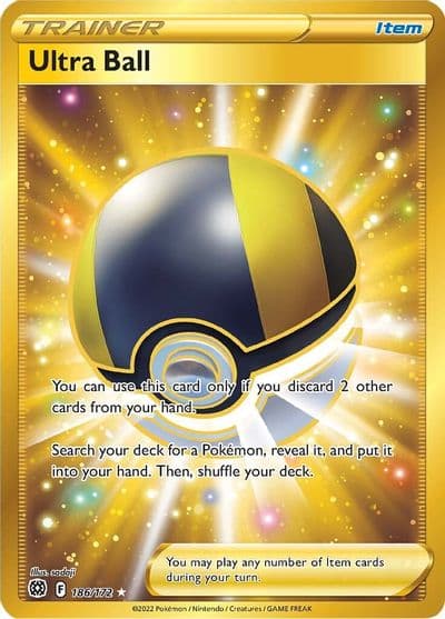 Ultra Ball (Secret) SWSH09: Brilliant Stars Pokemon card