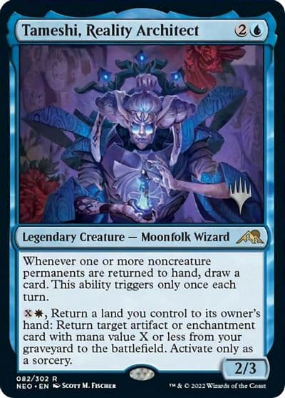 Tameshi Reality Architect Promo Pack: Kamigawa: Neon Dynasty Magic card