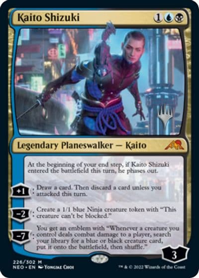 Kaito Shizuki Promo Pack: Kamigawa: Neon Dynasty Magic card