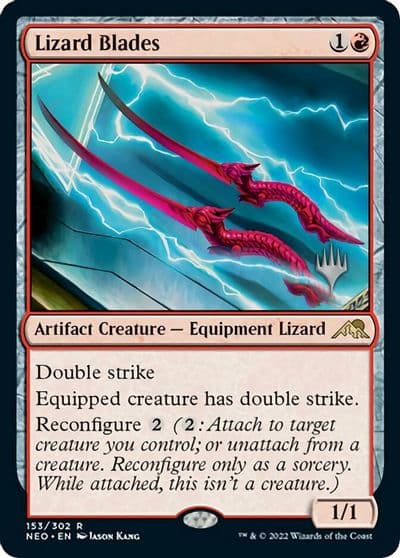 Lizard Blades Promo Pack: Kamigawa: Neon Dynasty Magic card