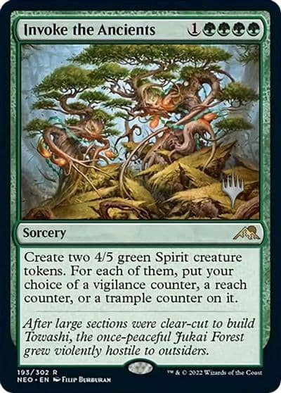 Invoke the Ancients Promo Pack: Kamigawa: Neon Dynasty Magic card