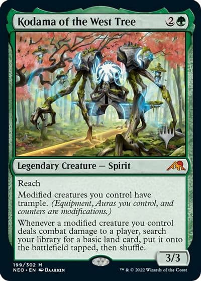 Kodama of the West Tree Promo Pack: Kamigawa: Neon Dynasty Magic card