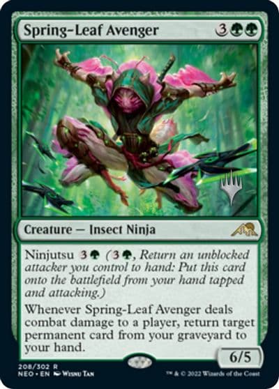 Spring Leaf Avenger Promo Pack: Kamigawa: Neon Dynasty Magic card