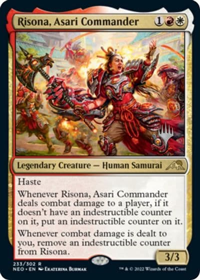 Risona Asari Commander Promo Pack: Kamigawa: Neon Dynasty Magic card
