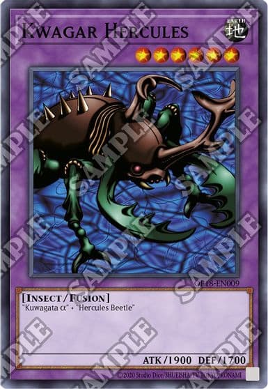 Kwagar Hercules OTS Tournament Pack 18 Yu-Gi-Oh! card