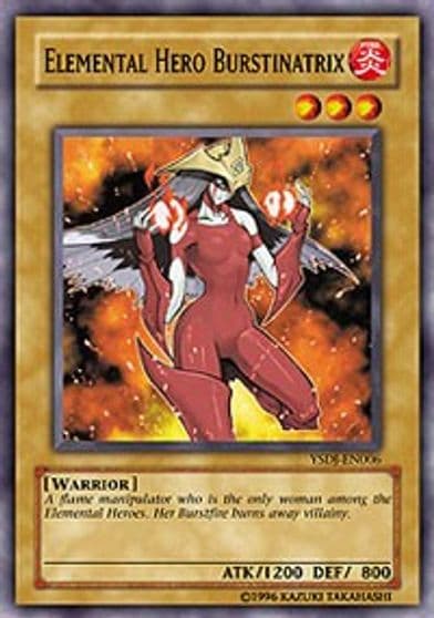 Elemental HERO Burstinatrix Starter Deck: Jaden Yuki Yu-Gi-Oh! card