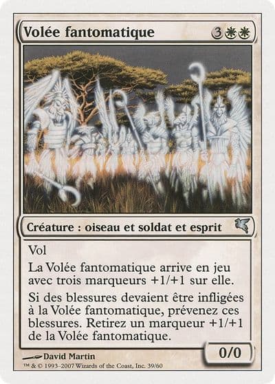 Phantom Flock French Volee fantomatique C39 Magic Encyclopedia 2005 (Salvat/Hachette) Magic card