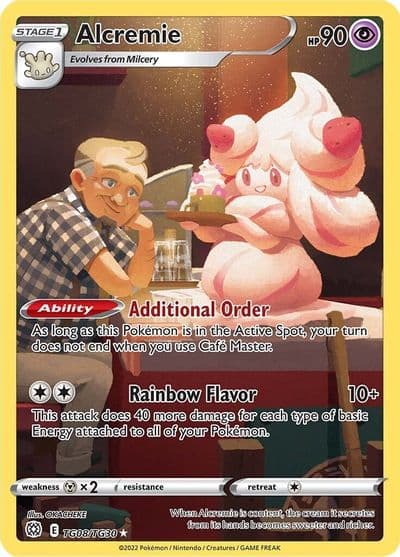 Alcremie SWSH09: Brilliant Stars Trainer Gallery Pokemon card