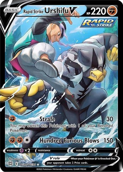 Rapid Strike Urshifu V SWSH09: Brilliant Stars Trainer Gallery Pokemon card
