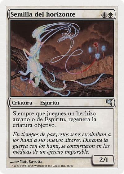 Horizon Seed Spanish Semilla del horizonte Magic Encyclopedia 2005 (Salvat/Hachette) Magic card