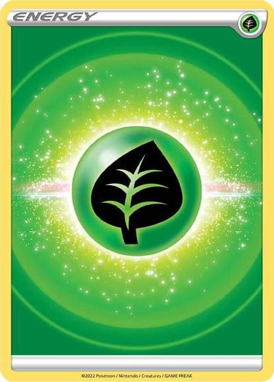 Grass Energy Holon Phantoms Pokemon card