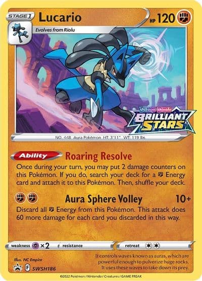 Lucario - SWSH186 SWSH: Sword & Shield Promo Cards Pokemon card