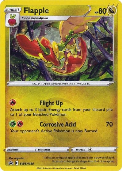 Flapple - SWSH189 SWSH: Sword & Shield Promo Cards Pokemon card