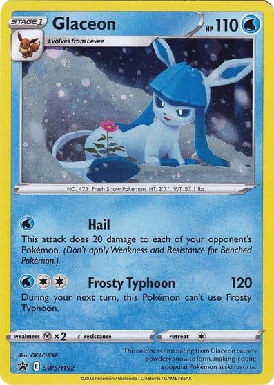Glaceon - SWSH192 SWSH: Sword & Shield Promo Cards Pokemon card