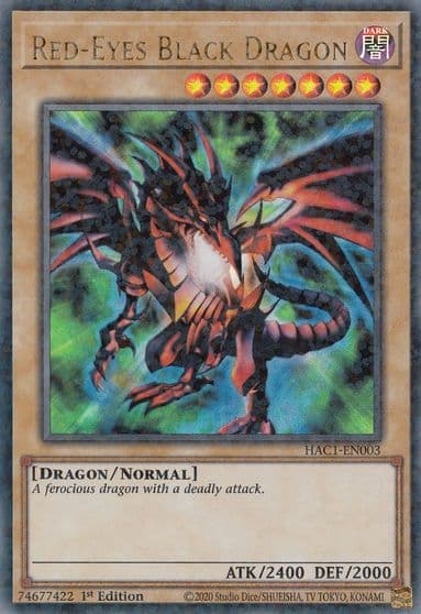 Red Eyes Black Dragon Duel Terminal Hidden Arsenal: Chapter 1 Yu-Gi-Oh! card