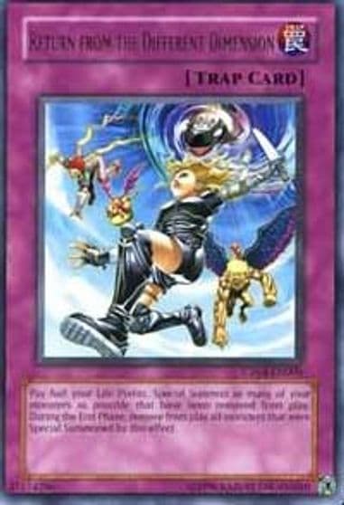 Return from the Different Dimension Champion Pack 4 Yu-Gi-Oh! card