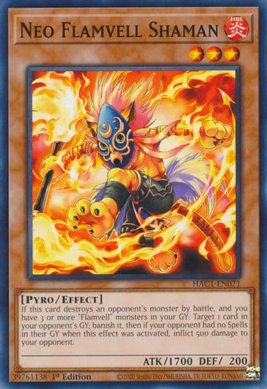 Neo Flamvell Shaman Hidden Arsenal: Chapter 1 Yu-Gi-Oh! card