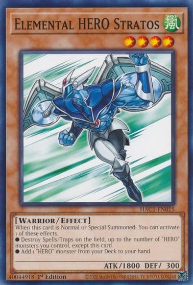 Elemental HERO Stratos Hidden Arsenal: Chapter 1 Yu-Gi-Oh! card