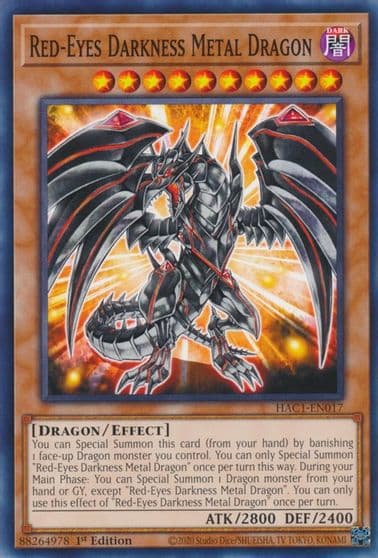 Red Eyes Darkness Metal Dragon Hidden Arsenal: Chapter 1 Yu-Gi-Oh! card