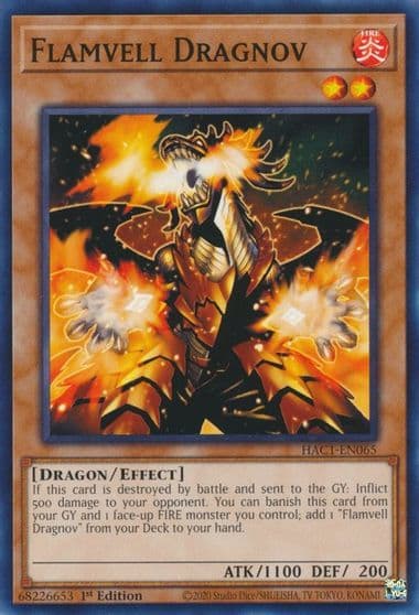 Flamvell Dragnov Hidden Arsenal: Chapter 1 Yu-Gi-Oh! card