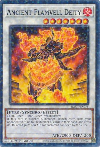 Ancient Flamvell Deity Duel Terminal Hidden Arsenal: Chapter 1 Yu-Gi-Oh! card