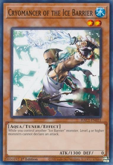 Cryomancer of the Ice Barrier Hidden Arsenal: Chapter 1 Yu-Gi-Oh! card