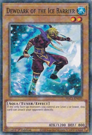 Dewdark of the Ice Barrier Duel Terminal Hidden Arsenal: Chapter 1 Yu-Gi-Oh! card