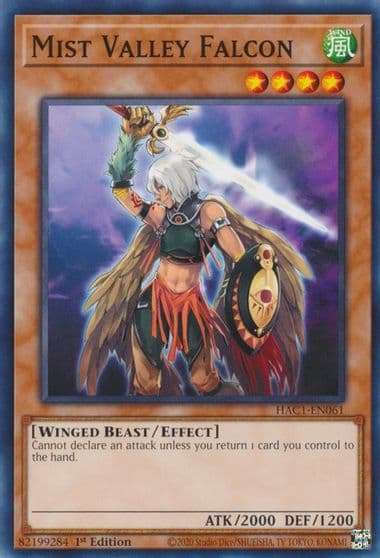 Mist Valley Falcon Hidden Arsenal: Chapter 1 Yu-Gi-Oh! card