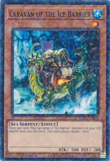 Caravan of the Ice Barrier Duel Terminal Hidden Arsenal: Chapter 1 Yu-Gi-Oh! card