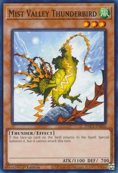 Mist Valley Thunderbird Hidden Arsenal: Chapter 1 Yu-Gi-Oh! card