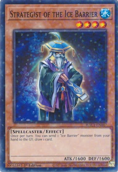 Strategist of the Ice Barrier Duel Terminal Hidden Arsenal: Chapter 1 Yu-Gi-Oh! card