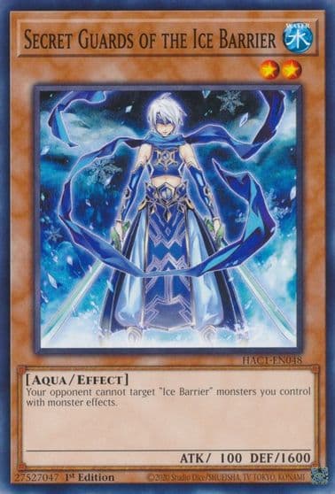 Secret Guards of the Ice Barrier Hidden Arsenal: Chapter 1 Yu-Gi-Oh! card